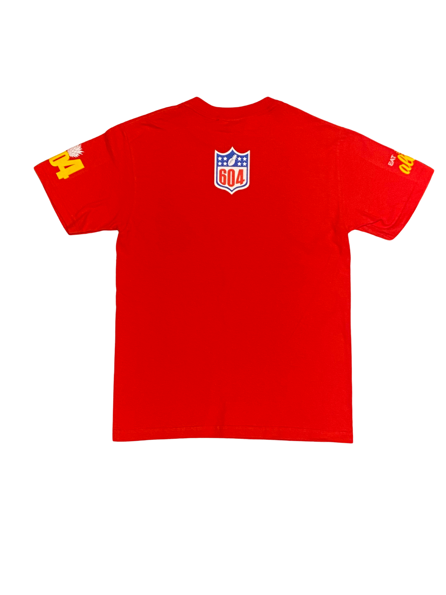 Football Tees - Red/Gold